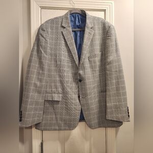 Men's Plaid Blazer/ Sport Coat - Sz 46R